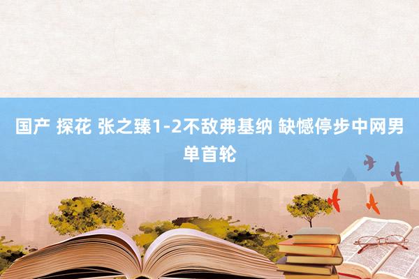 国产 探花 张之臻1-2不敌弗基纳 缺憾停步中网男单首轮