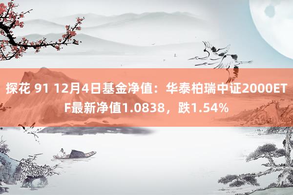 探花 91 12月4日基金净值：华泰柏瑞中证2000ETF最新净值1.0838，跌1.54%