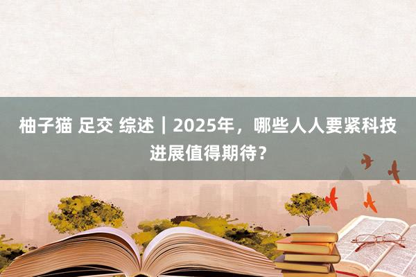 柚子猫 足交 综述｜2025年，哪些人人要紧科技进展值得期待？